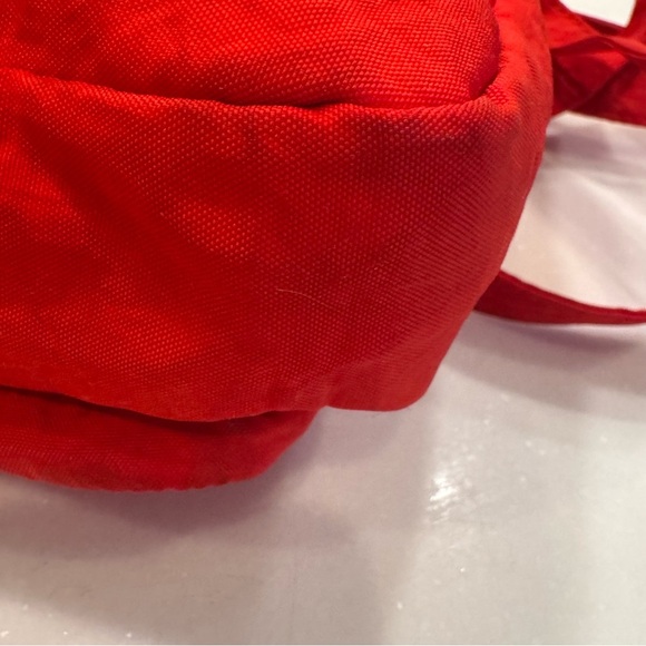 Travelon Crossboy Bag Red Silver Hardware Front Pockets Adjustable Strap - Picture 4 of 13